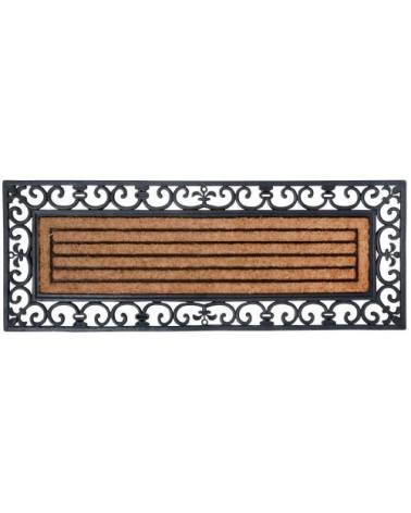 Paillasson en coco et caoutchouc 120x45