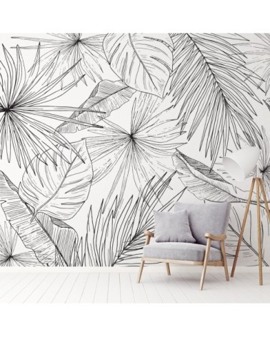 Papier Peint Panoramique L336xH270cm Noir