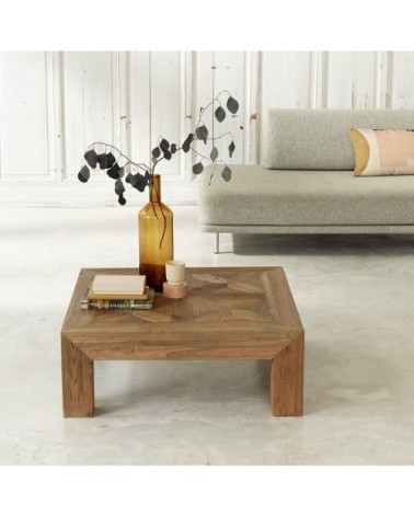 Table basse en teck recyclé massif