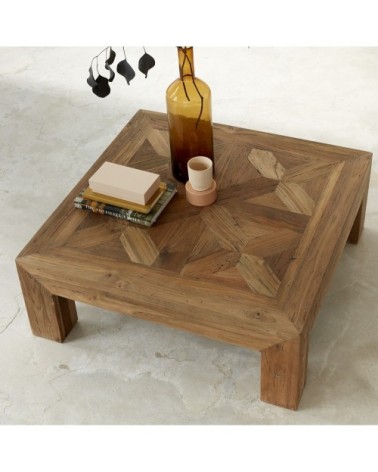 Table basse en teck recyclé massif