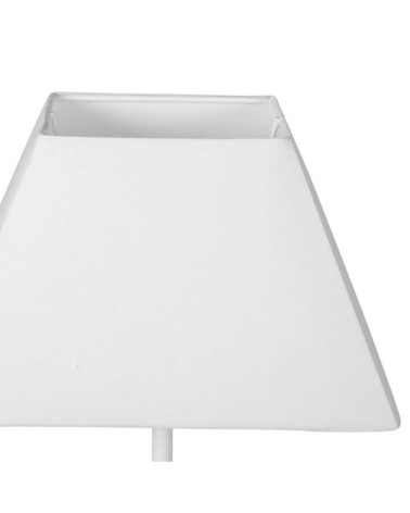 Lampe charme relief blanc