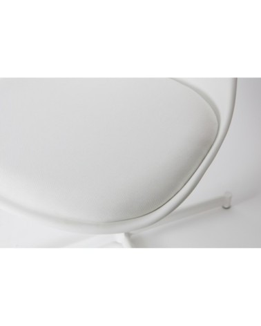 FLOW - Lot 2 chaises design pied tulip blanc