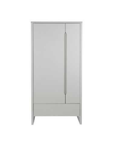Dressing 2 portes 1 tiroir gris