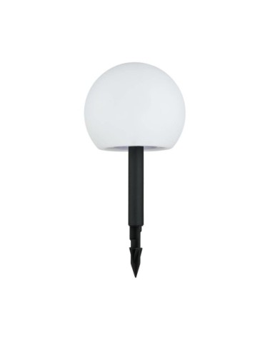 Lampe solaire en plastique blanc