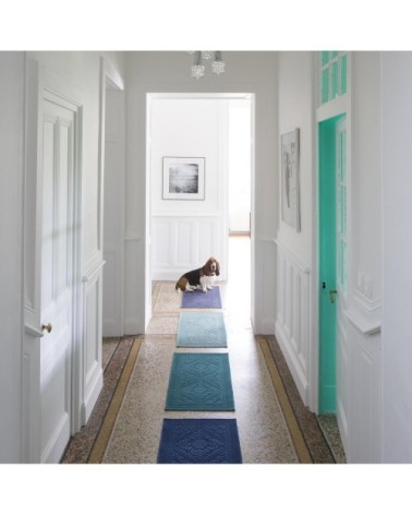 Tapis de Bain  en coton peacock 54 x 110