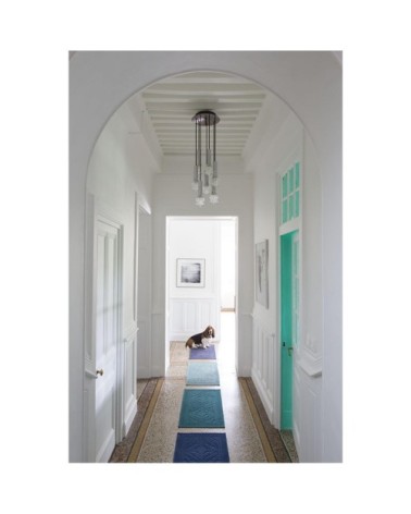 Tapis de Bain  en coton peacock 54 x 110