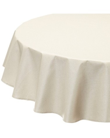Nappe enduite ovale 160 x 240 cm or