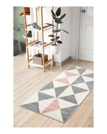 Tapis salon de style scandinave rose - 80x150