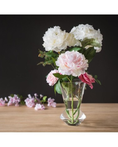 Fleur artificielle hortensia crème H 73 cm