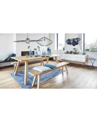 Bout de canapé en métal noir L 45 cm CURTIS