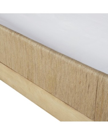 Lit 160x200 en fibre de sisal