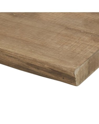 Ensemble 2 étagères plates en bois de chêne