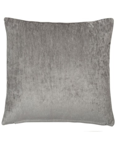 Coussin en velours effet vieilli gris 45x45, OEKO-TEX®