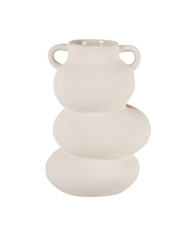 Vase en grès beige H22