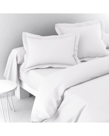 Housse de couette coton 140x200 cm blanc