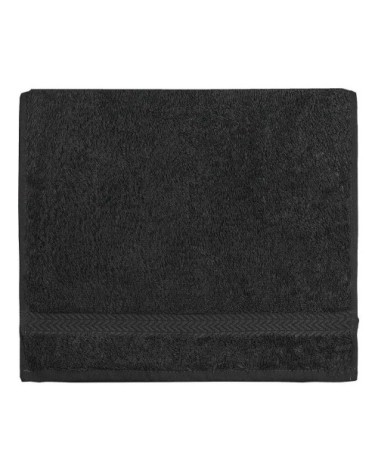 Lot de 3 serviettes invité 550gr/m²  anthracite 30x50 cm