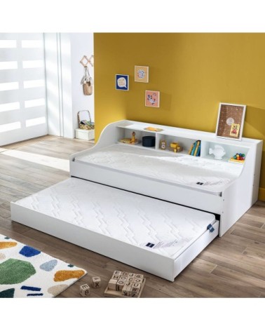 Matelas mousse 11 cm pour lit gigogne 90 x 190 cm
