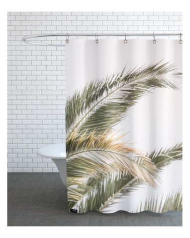 Rideau de douche en polyester en vert 150x200