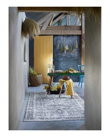 Tapis tissé multicolore inspiration berbère 290x190