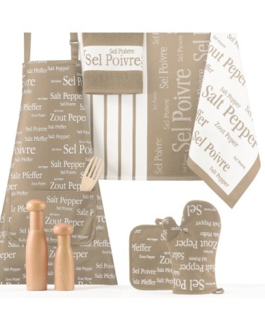 Tablier  en coton ficelle 80 x 85