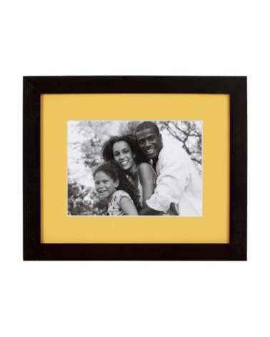 Cadre photo bois massif wengé 18x24
