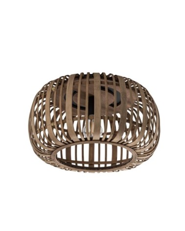 Plafonnier en bois marron
