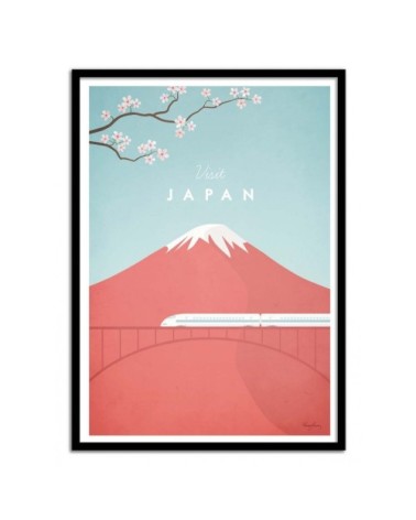 Affiche d'art avec Cadre bois noir - 50 x 70 cm