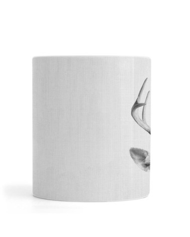 Mug en céramique en blanc & noir