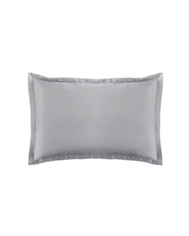 Taie d'oreiller coton 65x65 cm argent