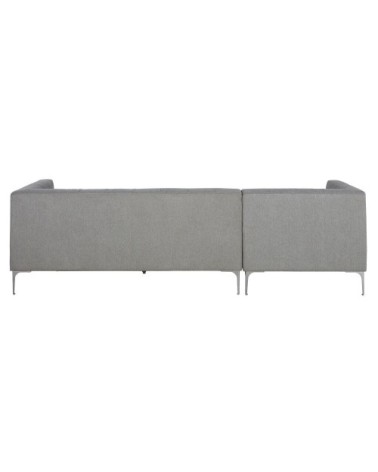 Canapé d'angle gauche 4/5 places gris