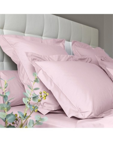 Taie d'oreiller coton 50x75 cm o de rose