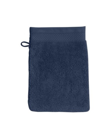 Gant de toilette coton 16x22 cm bleuet