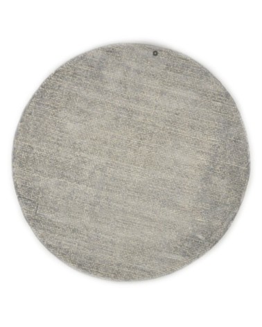 Tapis structure en viscose Argent D140