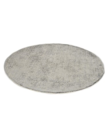 Tapis structure en viscose Argent D140