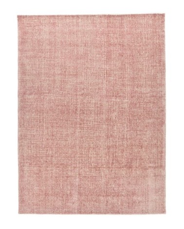 Tapis structure en viscose Rose 190x290