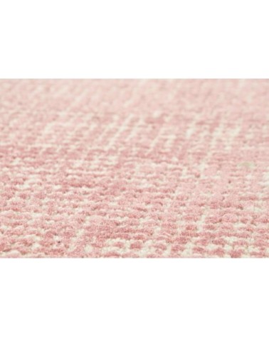 Tapis structure en viscose Rose 190x290