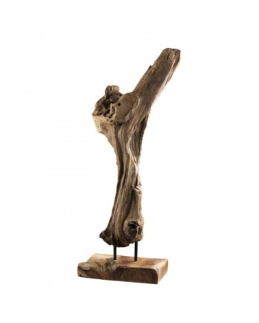 Objet décoration bois branche naturelle H85