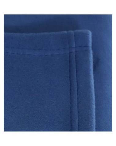Couverture plaid polaire 320gr en polyester bleu marine 220x240 cm