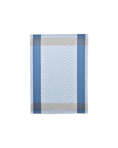 Lot de 3 torchons bleu en coton 50x70