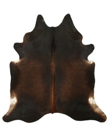 Tapis peau de vache noir 220x180