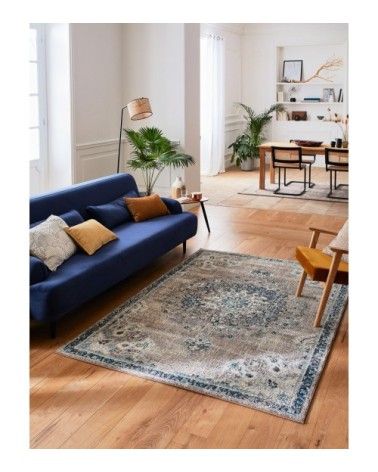 Tapis Vintage Oriental - Bleu - 160x230
