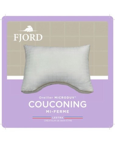 Oreiller synthétique mi-ferme 45x65 cm