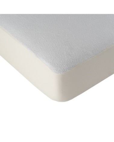 Alèse protège matelas imperméable en coton blanc 140x200 cm