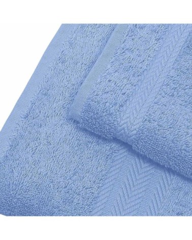 Serviette de toilette 550 gr/m²  lavande 50x100 cm