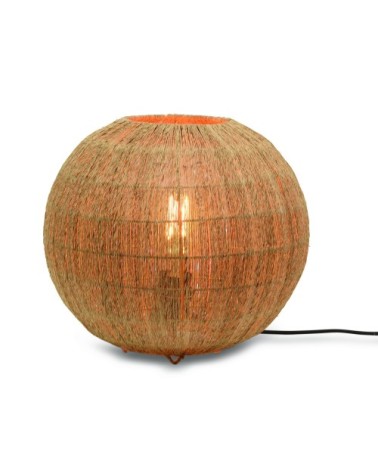 Lampe de table bambou jute D32cm