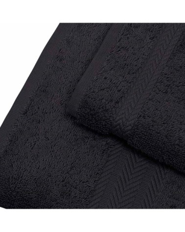 Maxi drap de bain 550gr/m²  bleu nuit 100x150 cm