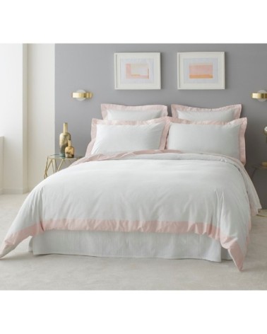 Housse de couette luxe en Satin de coton  Rose pâle 260x240 cm