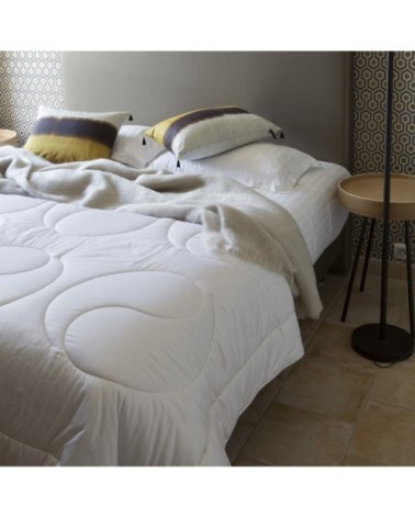 Couette Chaude en Soie Très chaud Blanc 240x300 cm