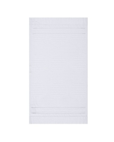 Serviette de bain en coton blanc 30 x 50