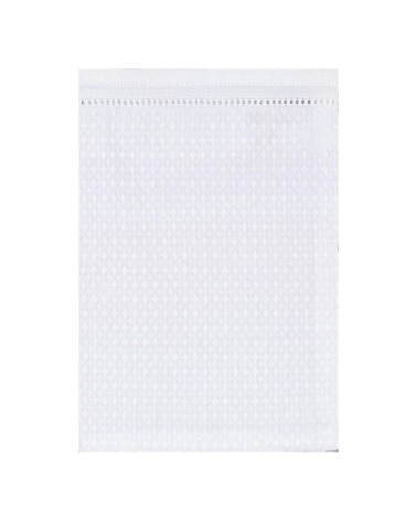 Gant de toilette en coton blanc 15 x 22